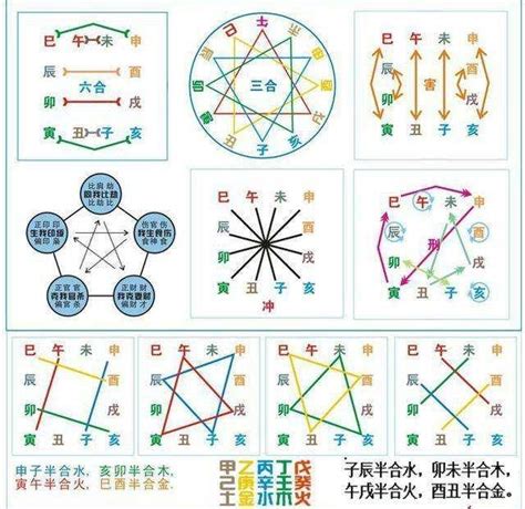 八字三合六合|八字基础五：十二地支的六合、三合、三会（粗体字必。